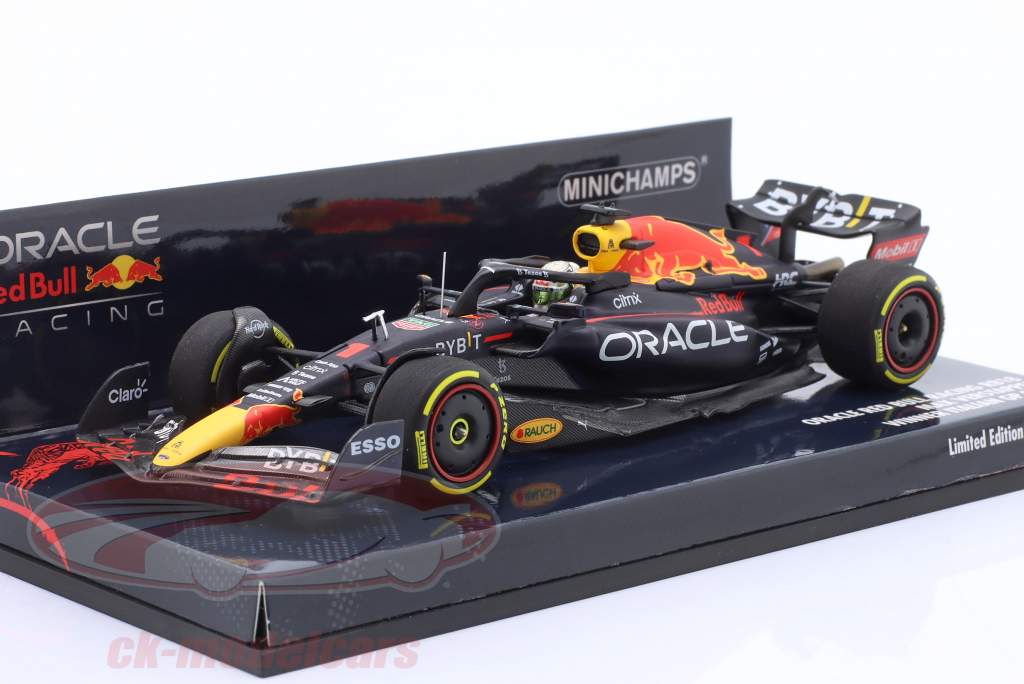 M. Verstappen Red Bull RB18 #1 Sieger Italien GP Formel 1 Weltmeister 2022 1:43 Minichamps
