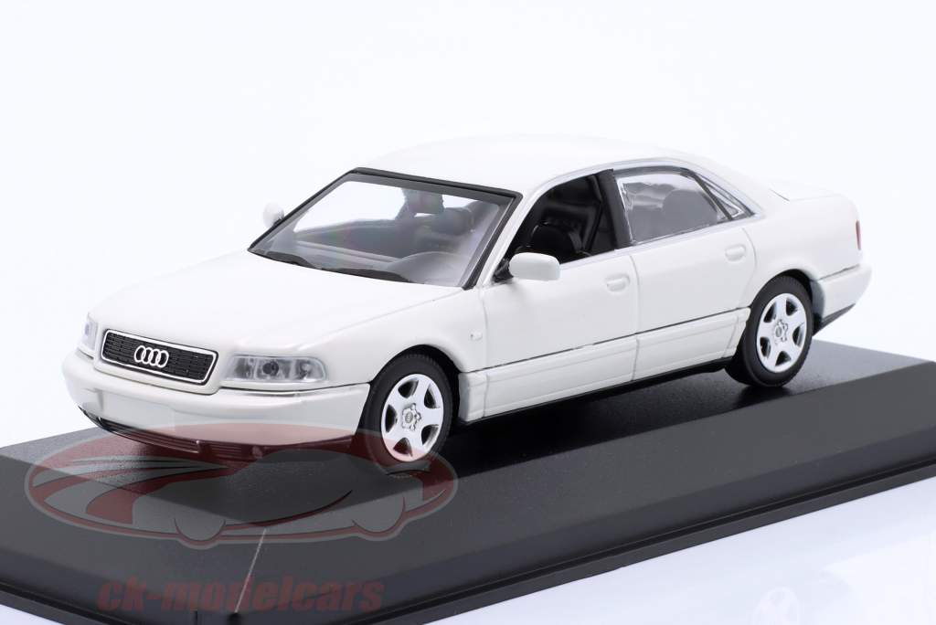 Audi A8 (D2) year 1999 white 1:43 Minichamps