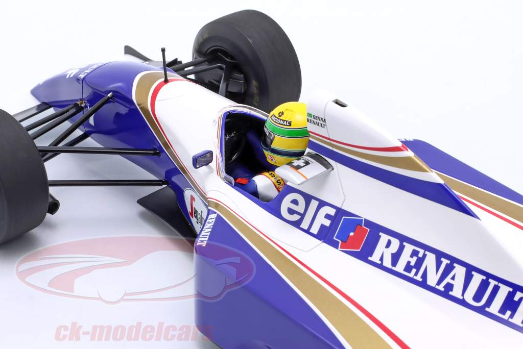 A. Senna Williams FW16 #2 San Marino GP formule 1 1994 Dirty Version 1:12 Minichamps