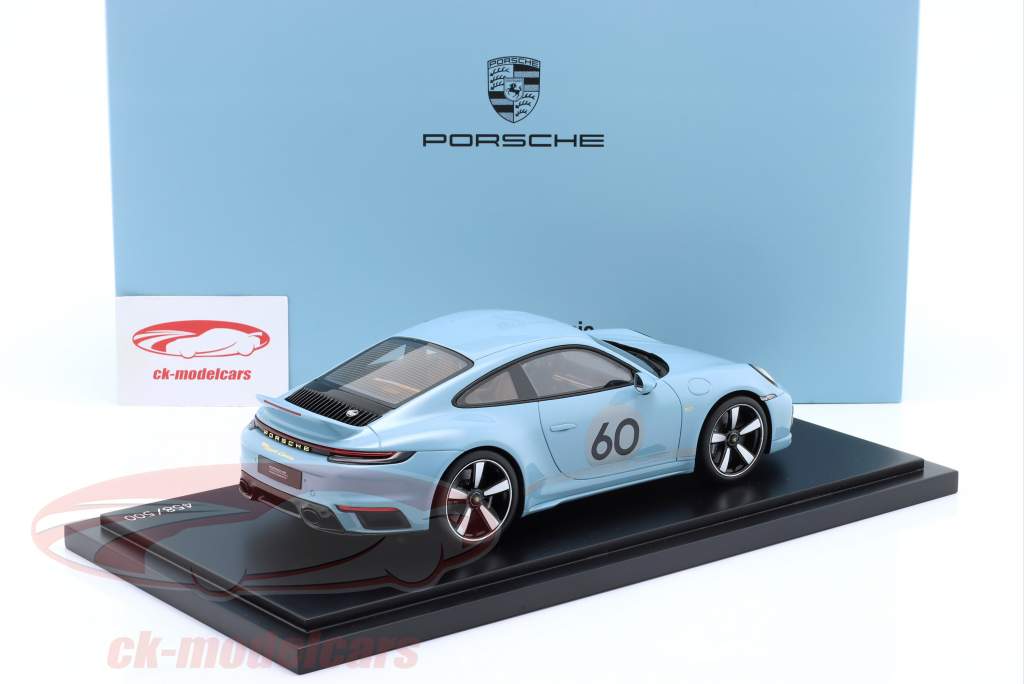 Porsche 911 (992) Sport Classic 2022 meissen blue 1:18 Spark