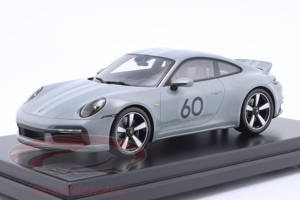 Porsche 911 (992) Sport Classic 2022 grigio sportivo metallico 1:12 Spark