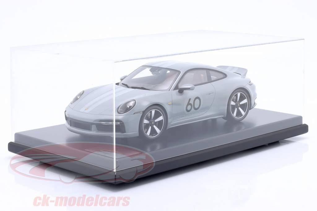 Porsche 911 (992) Sport Classic 2022 esporte cinza metálico 1:12 Spark