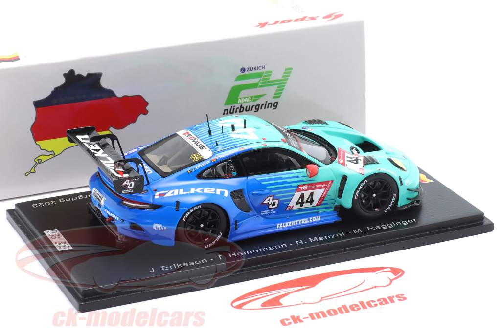 Porsche 911 (992) GT3 R #44 10º 24h Nürburgring 2023 Falken Motorsports 1:43 Spark