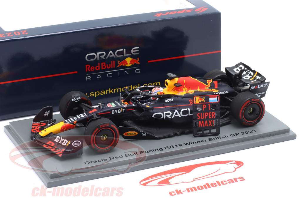 M. Verstappen Red Bull RB19 #1 Winner British GP Formula 1 World Champion 2023 1:43 Spark