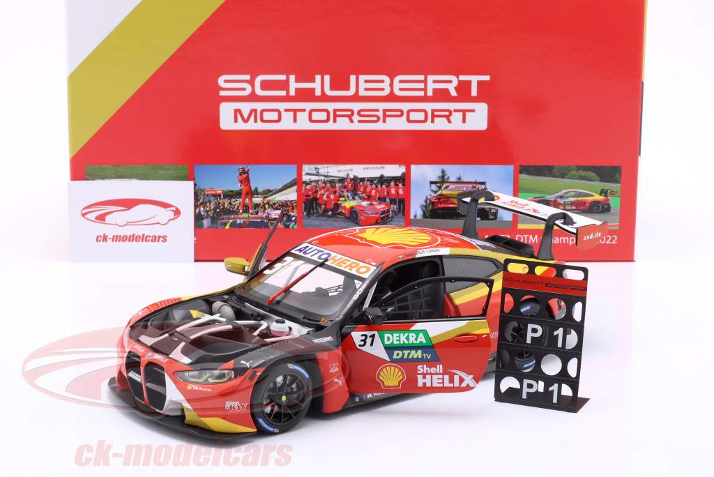 Minichamps 1:18 BMW M4 GT3 #31 DTM Champion Hockenheim 2022 
