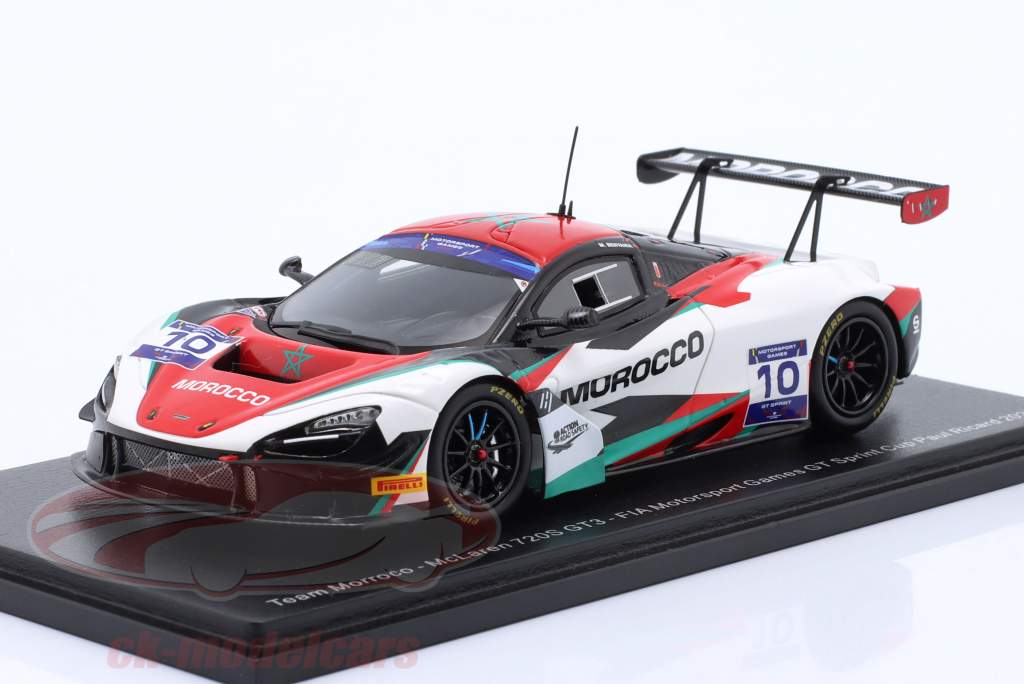 McLaren 720S GT3 #10 FIA Motorsport Games Sprint Cup 2022 Team Morocco 1:43 Spark
