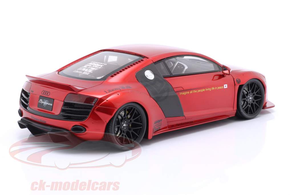 Audi R8 LB-Works 建设年份 2022 糖果 红色的 1:18 GT-Spirit