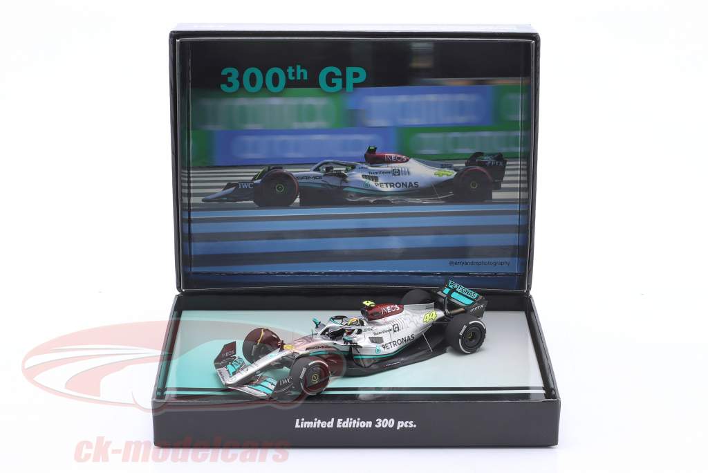 L. Hamilton Mercedes-AMG F1 W13 #44 2nd Frankreich GP Formel 1 2022 1:43 Minichamps