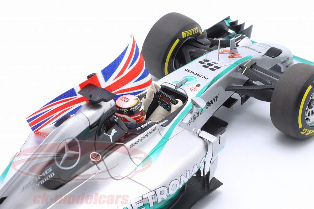 L. Hamilton Mercedes F1 W05 #44 Sieger Abu Dhabi GP Formel 1 Weltmeister 2014 1:18 Minichamps