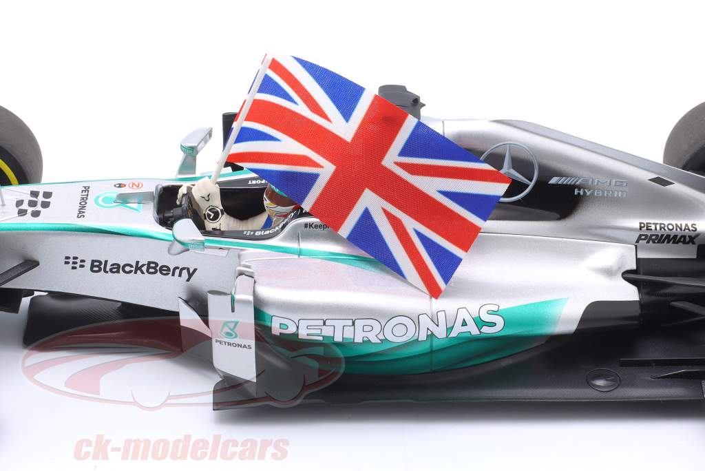 L. Hamilton Mercedes F1 W05 #44 Sieger Abu Dhabi GP Formel 1 Weltmeister 2014 1:18 Minichamps