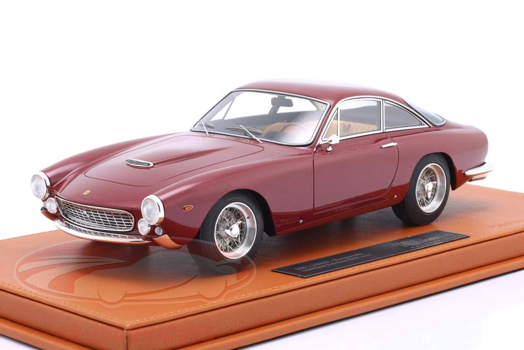 Ferrari 250 Lusso Coupe Año de construcción 1963 rojo oscuro metálico 1:18 Top Marques