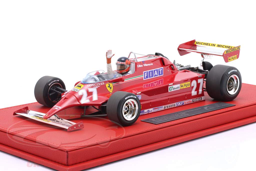 G. Villeneuve Ferrari 126CK #27 Sieger Monaco GP Formel 1 1981 1:18 GP Replicas
