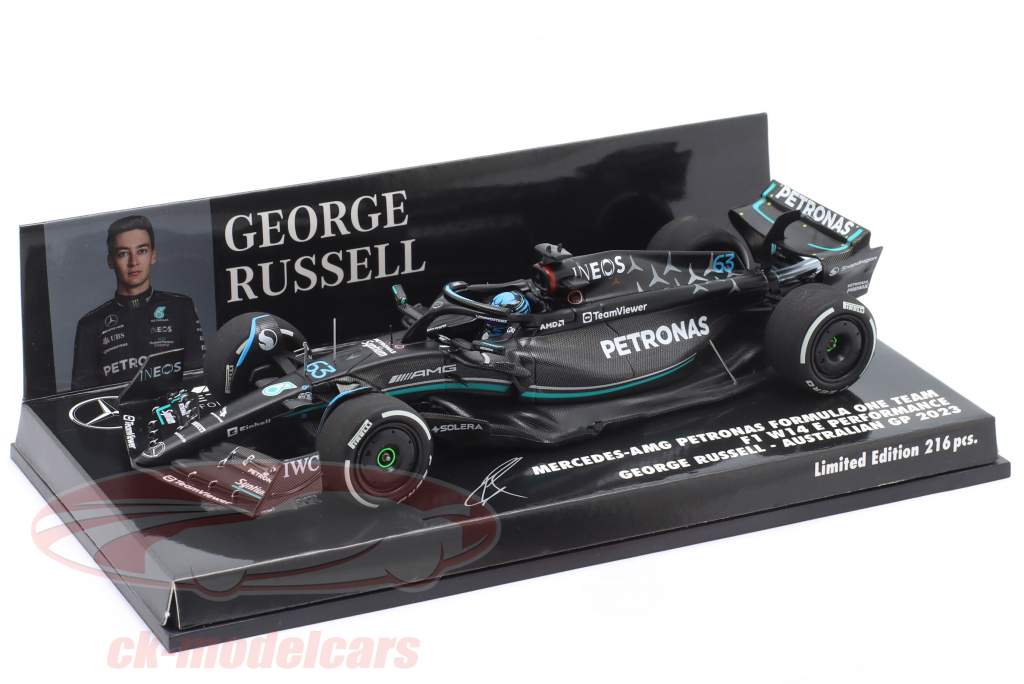 G. Russell Mercedes-AMG F1 W14 #63 Australian GP Formula 1 2023 1:43 Minichamps