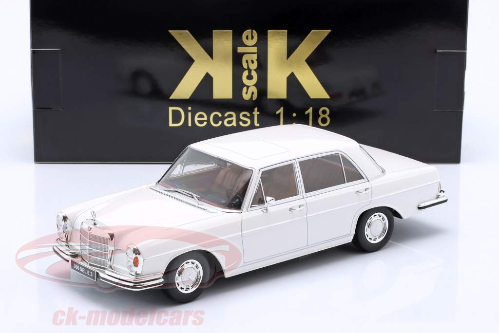 Mercedes-Benz 300 SEL 6.3 (W109) Ano de construção 1967-1972 branco 1:18 KK-Scale
