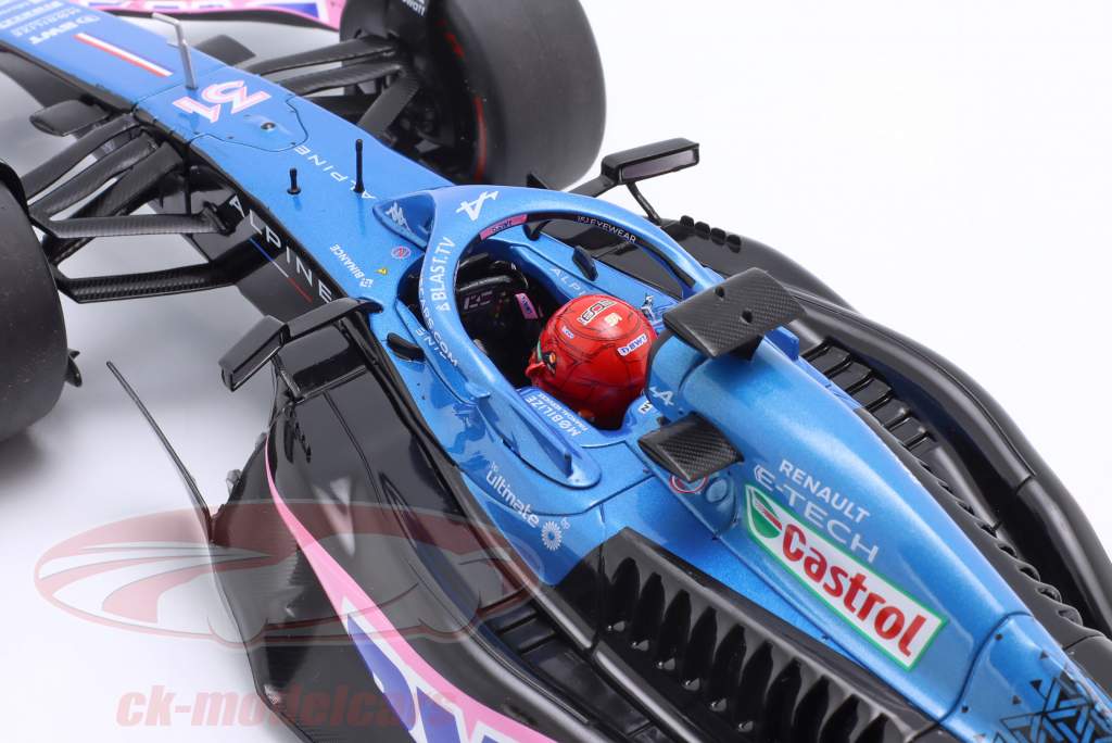 Esteban Ocon Alpine A523 #31 3-й Монако GP формула 1 2023 1:18 Solido