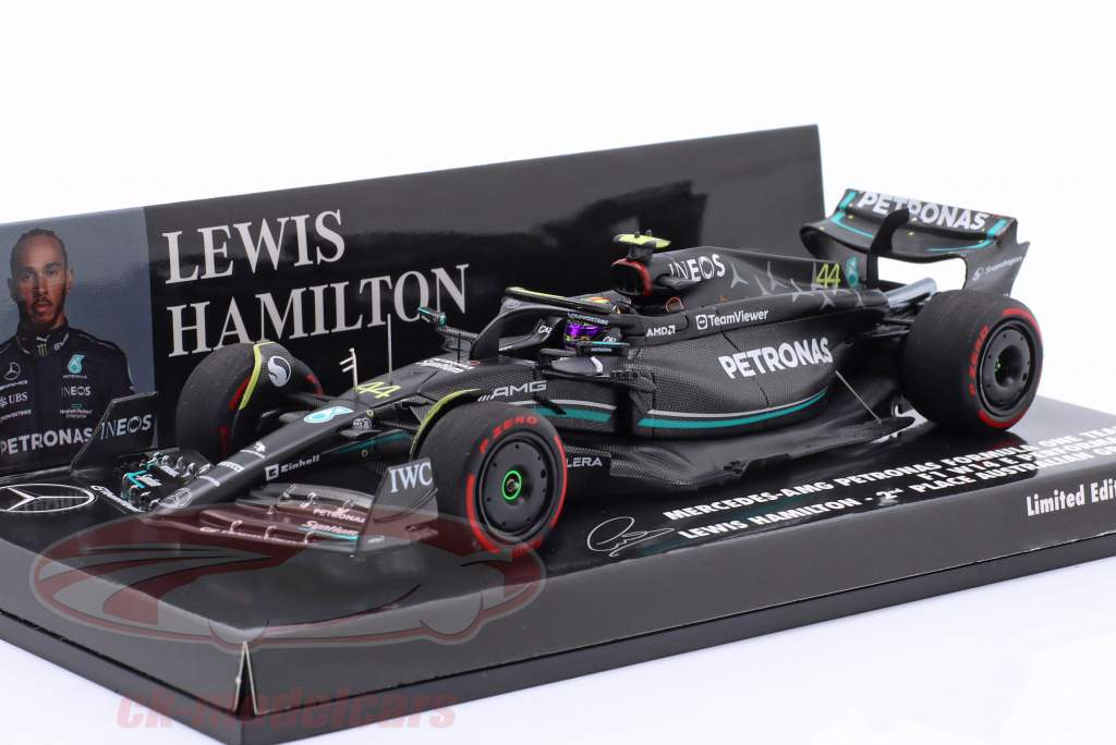 L. Hamilton Mercedes-AMG F1 W14 #44 2nd Australien GP Formel 1 2023 1:43 Minichamps