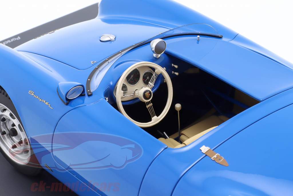 Porsche 550A Spyder Baujahr 1955 blau 1:12 Schuco