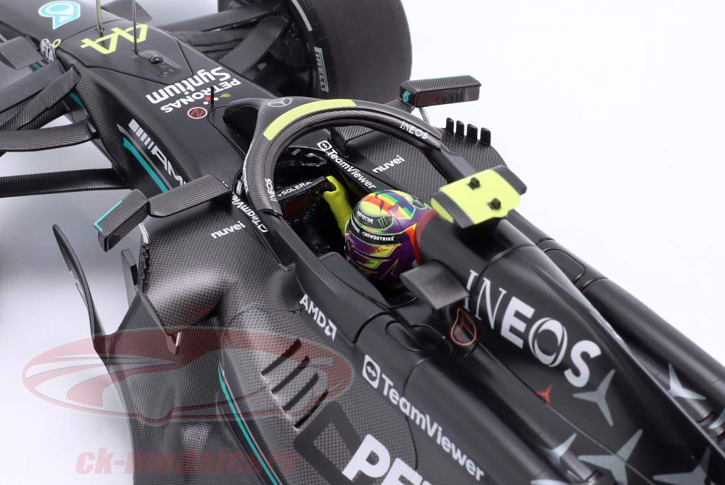 L. Hamilton Mercedes-AMG F1 W14 #44 5° Bahrein GP formula 1 2023 1:18 Minichamps