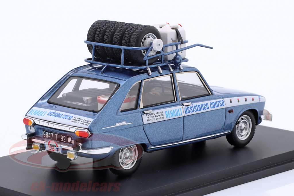 Renault 16 Rallye Assistance 1969 azul 1:43 Spark