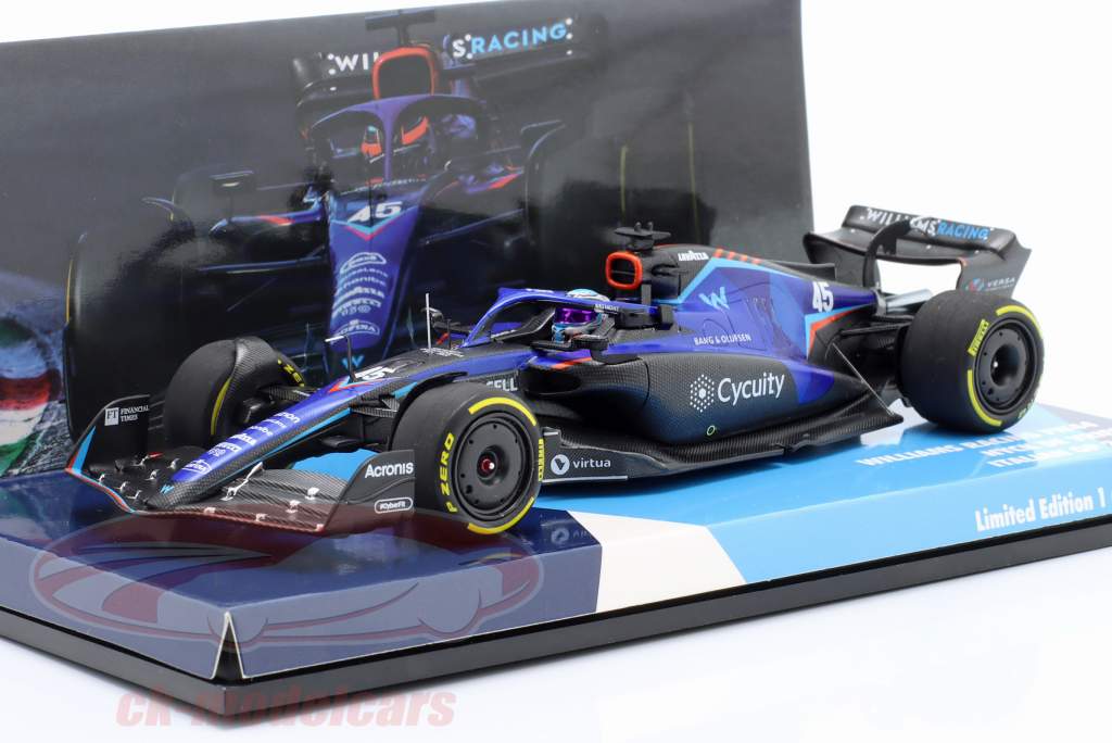 N. de Vries Williams FW44 #45 italien GP formule 1 2022 Signature Edition 1:43 Minichamps