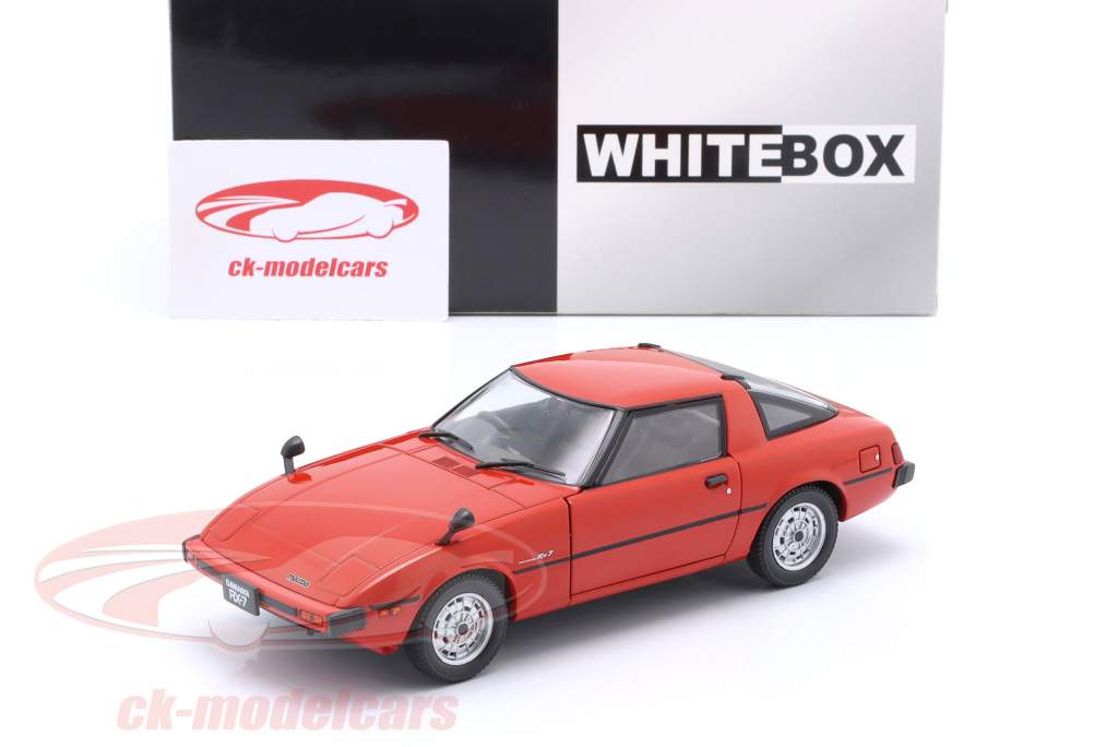 Mazda RX-7 RHD Год постройки 1980 красный 1:24 WhiteBox