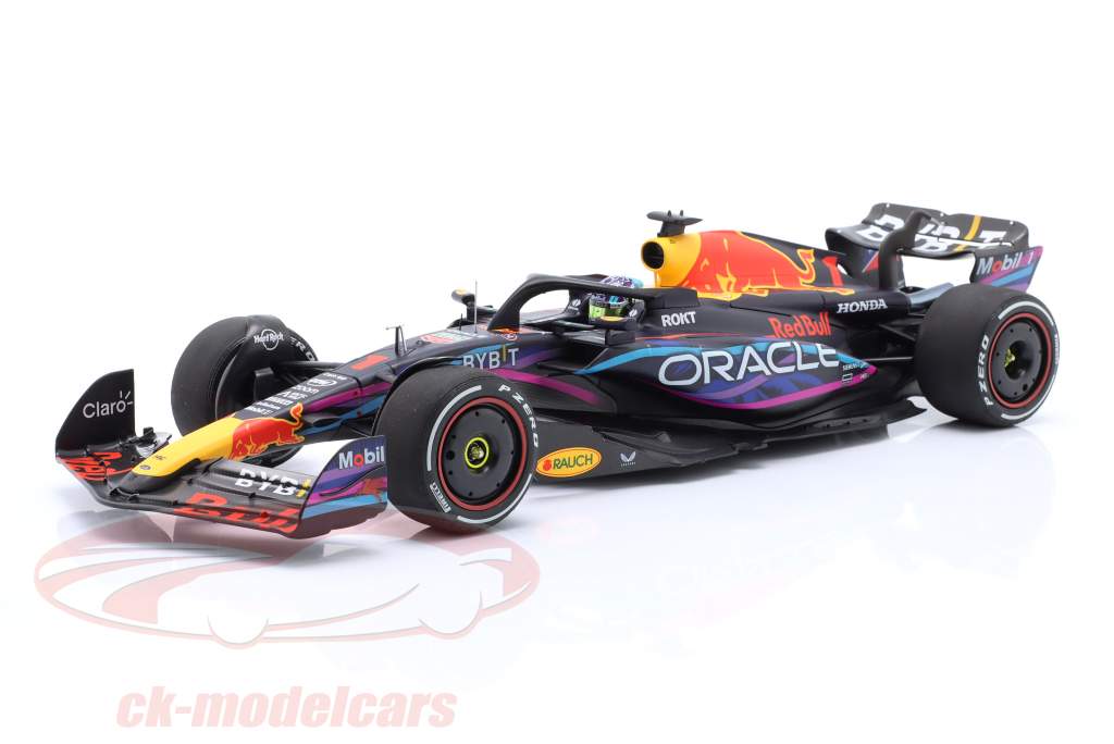 M. Verstappen Red Bull RB19 #1 gagnant Miami GP formule 1 Champion du monde 2023 1:18 Minichamps