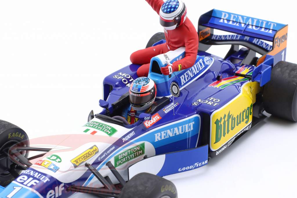 M. Schumacher Benetton B195 #1 5 ª canadense GP Fórmula 1 Campeão mundial 1995 1:18 Minichamps