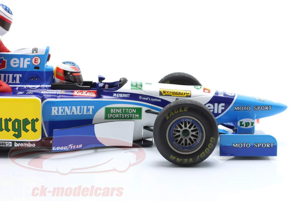 M. Schumacher Benetton B195 #1 5 ª canadense GP Fórmula 1 Campeão mundial 1995 1:18 Minichamps