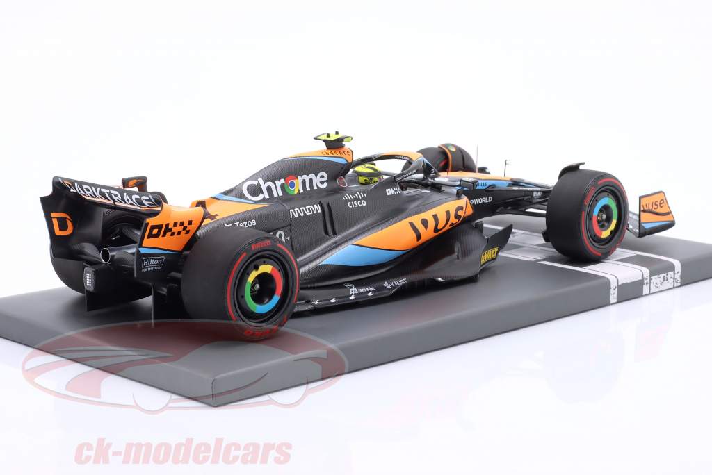 Lando Norris McLaren MCL60 #4 Fórmula 1 2023 1:18 Minichamps