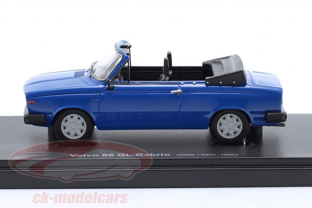 Volvo 66 GL 敞篷车 建设年份 1980 蓝色的 1:43 AutoCult
