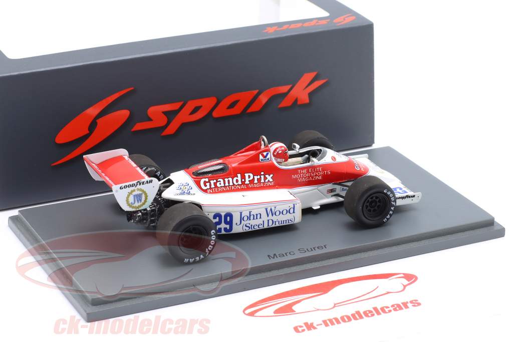 Marc Surer Arrows A6 #29 British GP Formel 1 1983 1:43 Spark