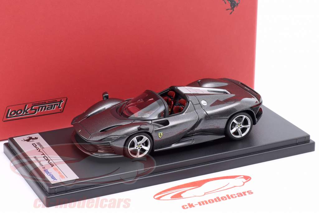 Ferrari Daytona SP3 Open Top Baujahr 2021 dunkelgrau metallic 1:43 LookSmart