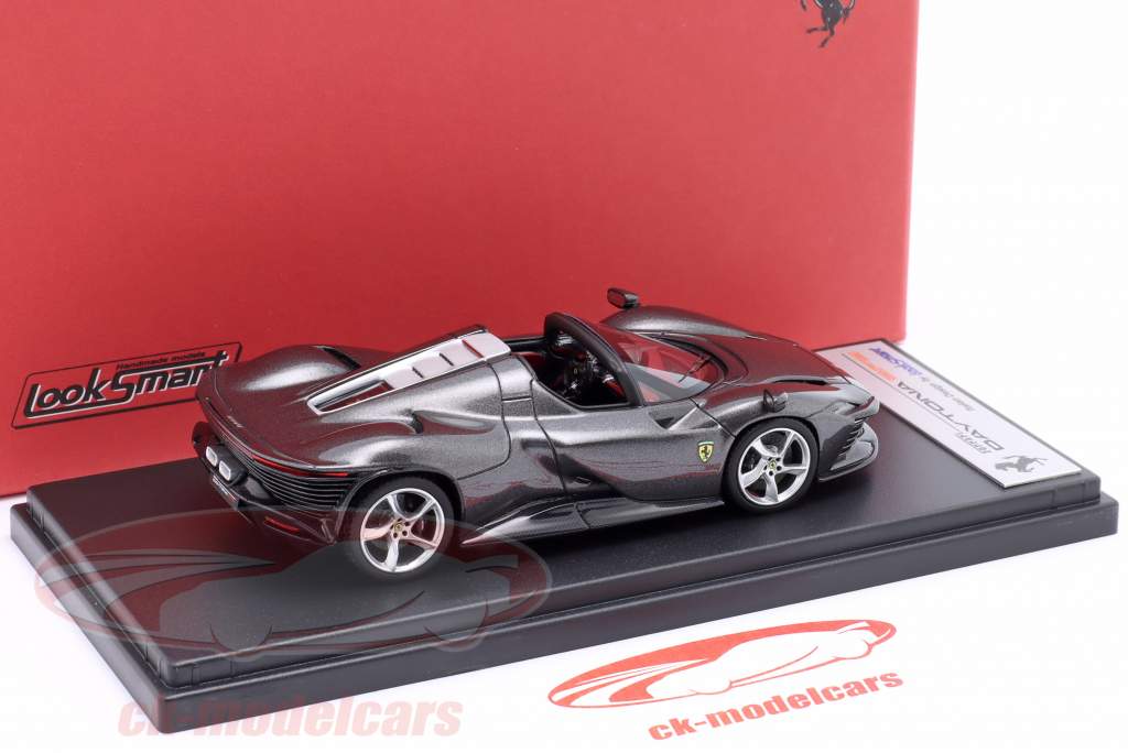 Ferrari Daytona SP3 Open Top Anno di costruzione 2021 grigio scuro metallico 1:43 LookSmart