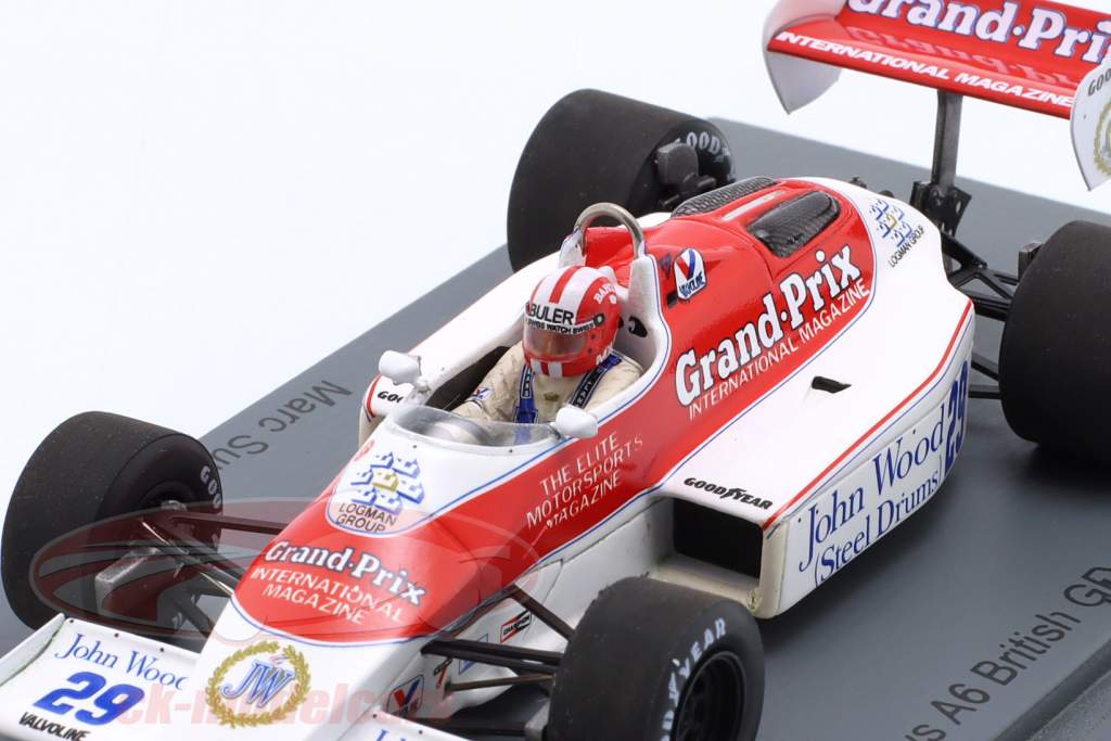 Marc Surer Arrows A6 #29 British GP Formula 1 1983 1:43 Spark