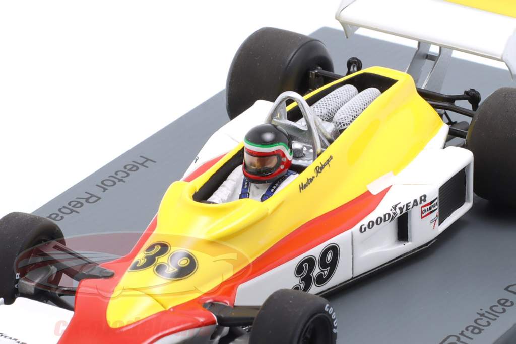 Hector Rebaque Hesketh 308E #39 Práctica Belga GP fórmula 1 1977 1:43 Spark
