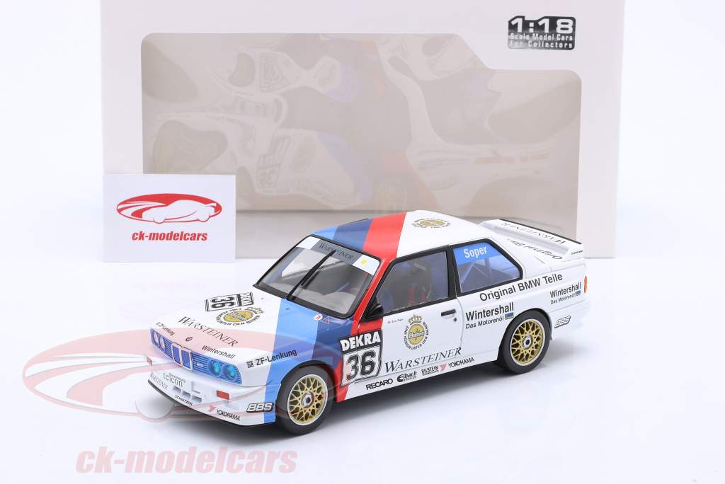 Solido 1:18 BMW M3 (E30) Evo #36 DTM 1989 Steve Soper S1801524 