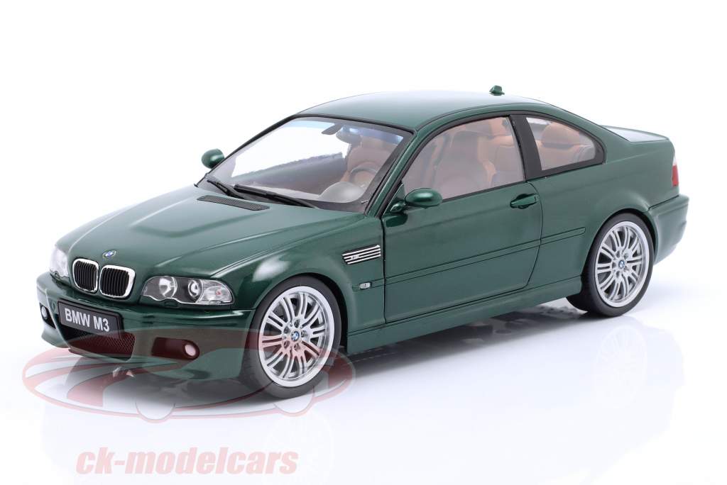 Solido 1:18 BMW M3 (E46) Coupe year 2000 Oxford green S1806507 