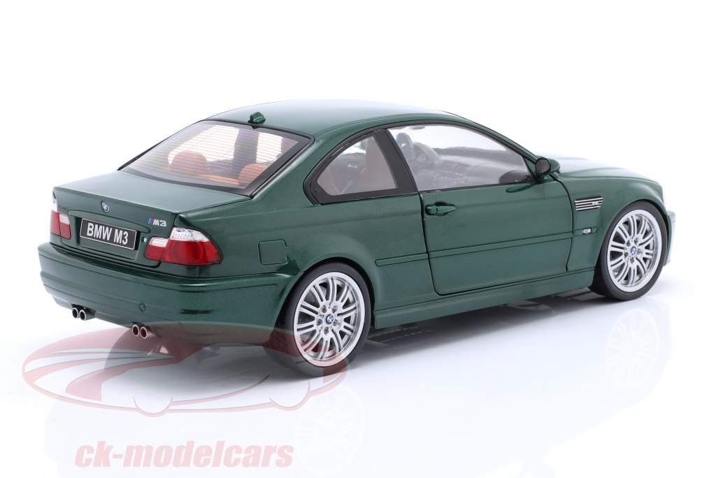 Miniatura Solido 1:18 BMW E46 M3 Coupe Green 2000 - Colección