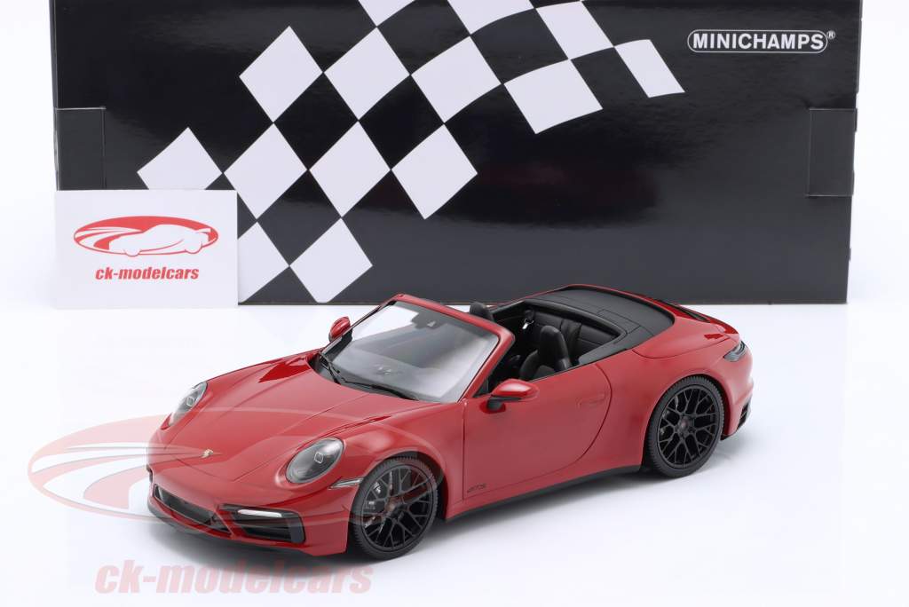 シュコー 1/18 ポルシェ 911 カレラ タルガ 4 GTS カーマイン