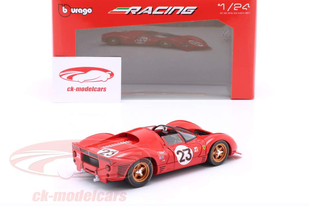 Bburago 1:24 Ferrari 330 P4 #23 Sieger 24h Daytona 1967 Bandini  