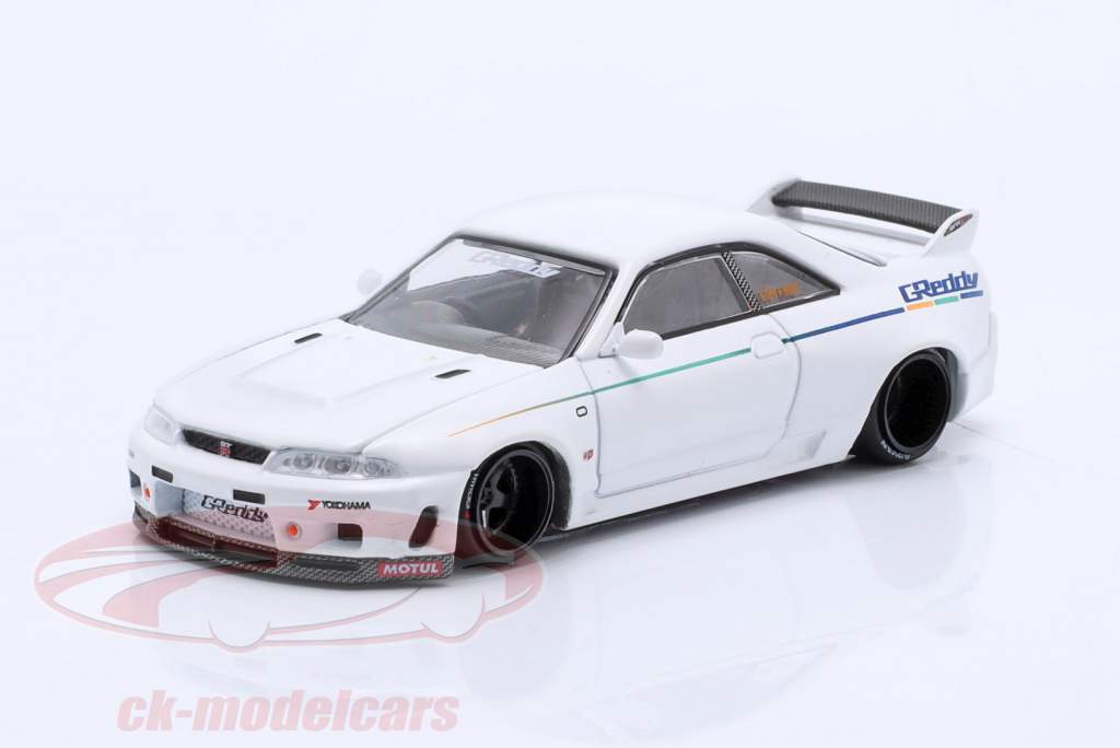 Kaido House MiniGT 1:64 Nissan Skyline GT-R (R33) Greddy GR33 V1 1995 白 ...