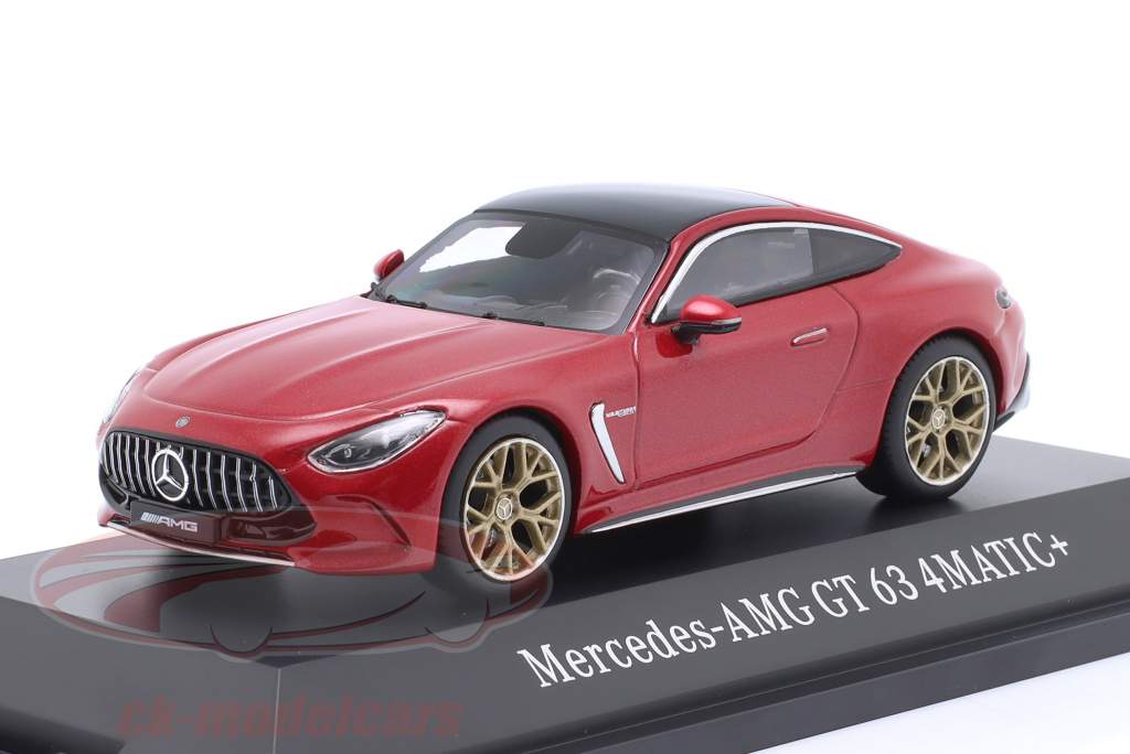 新品 1/43 メルセデスベンツ純正 iscale メルセデスAMG GT 赤 新品 1/43 メルセデスベンツ純正 iscale メルセデスAMG GT 赤
