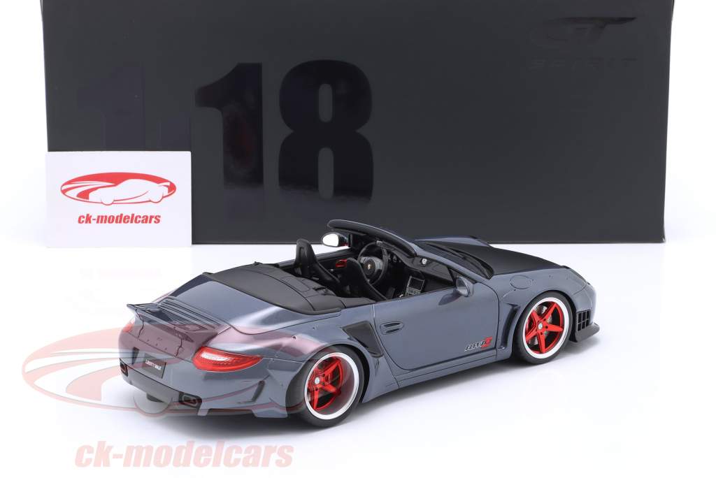GT-SPIRIT 1:18 Porsche 911 (997) LB-Works 2016 gray GT463 model 