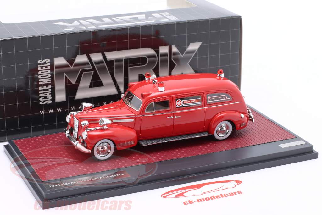 Packard-Henney Junior Ambulance 1953 CSV par BROOKLIN 1/43e