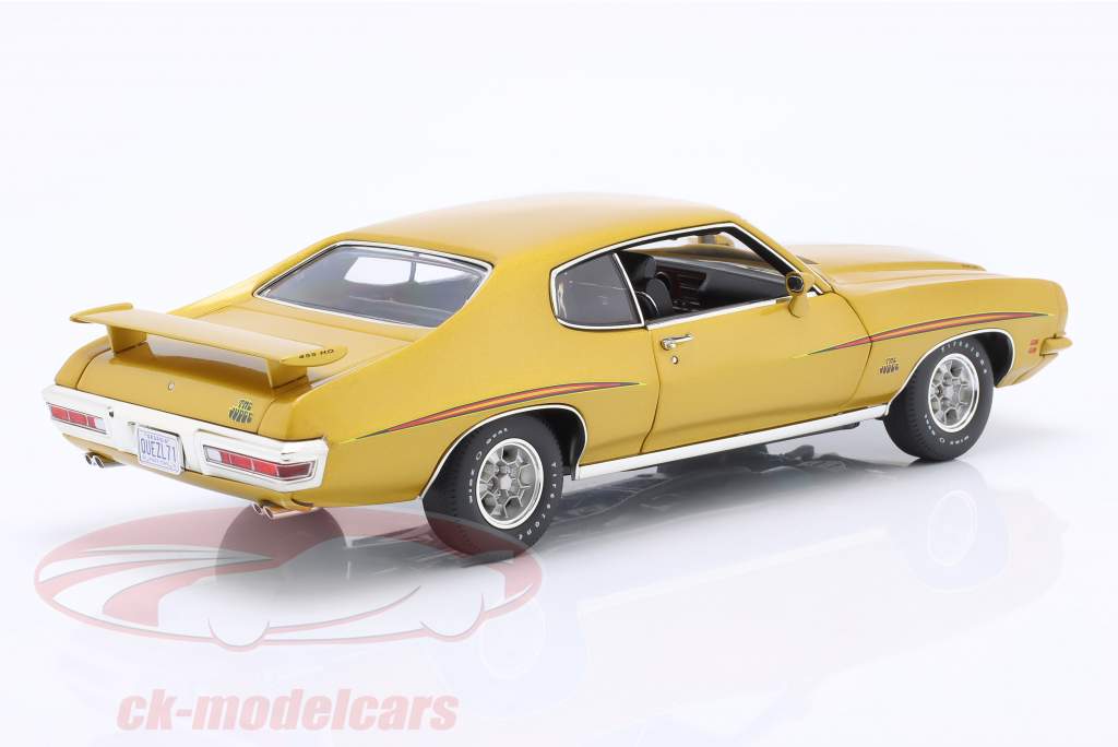 GMP 1:18 Pontiac GTO Judge 建設年 1971 quezal 金 A1801225 モデル 