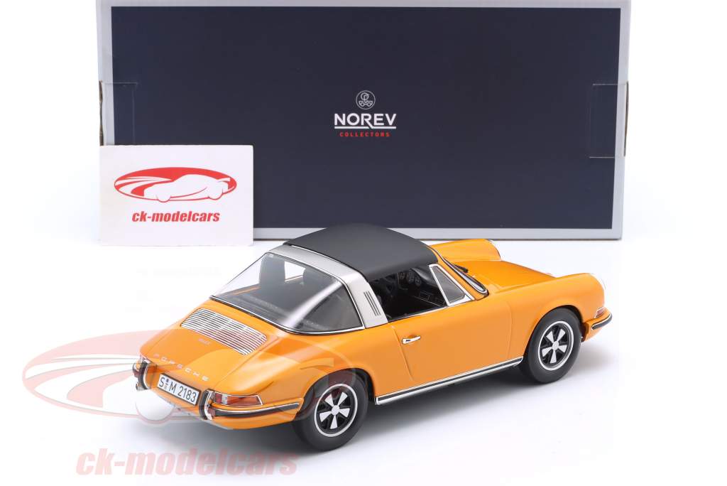 MINICHAMPS Porsche 911 Targa 1977 オレンジ