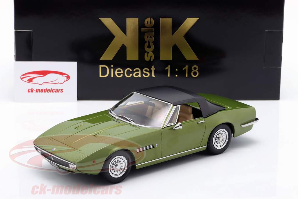 KK-Scale 1:18 Maserati Ghibli Spider year 1970 light green 