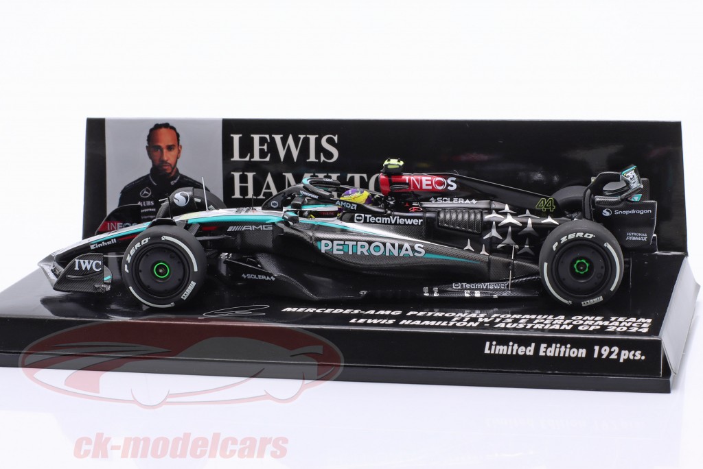 Mercedes 2024 F1 Model 1:43 – Bburago, Lewis Hamilton