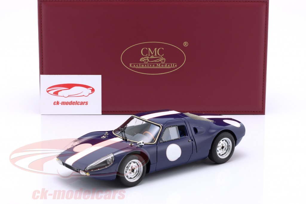 Modèle Réduit Porsche 904 Carrera GTS 1963 - Échelle 1:43 - Marque Edicola - Bleu Mat