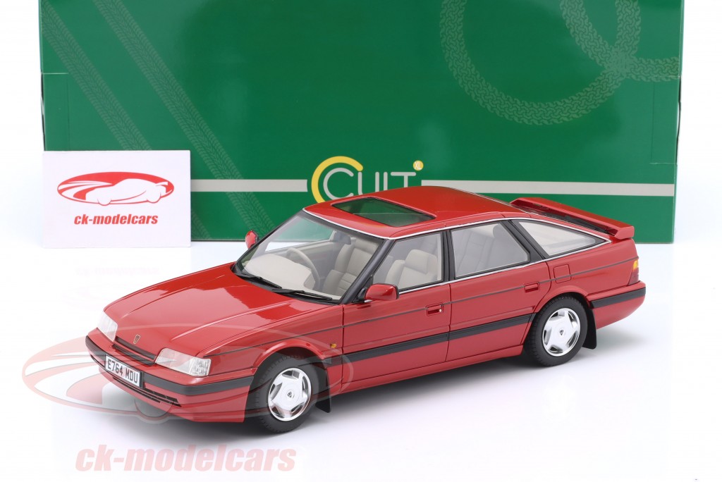 Modellauto Rover 827 Vitesse Targa Red 1988-1989 Cult Scale Models 1:18 Resinemodell (Türen